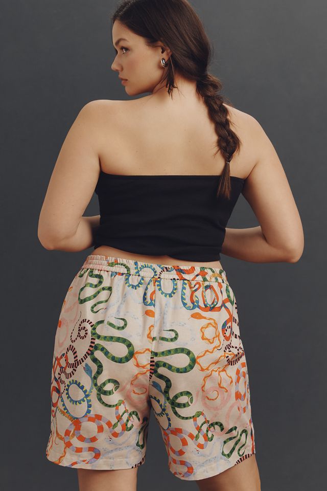 Rachel Antonoff x Anthropologie Timmy Linen Blend Shorts #6