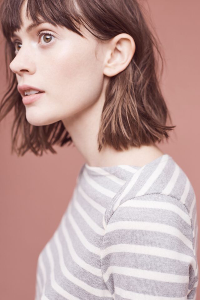 Striped Boatneck Pullover #3