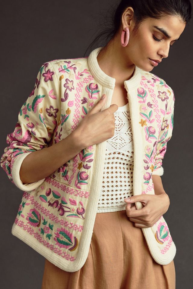 Antik Batik Andrea Embroidered Jacket #1