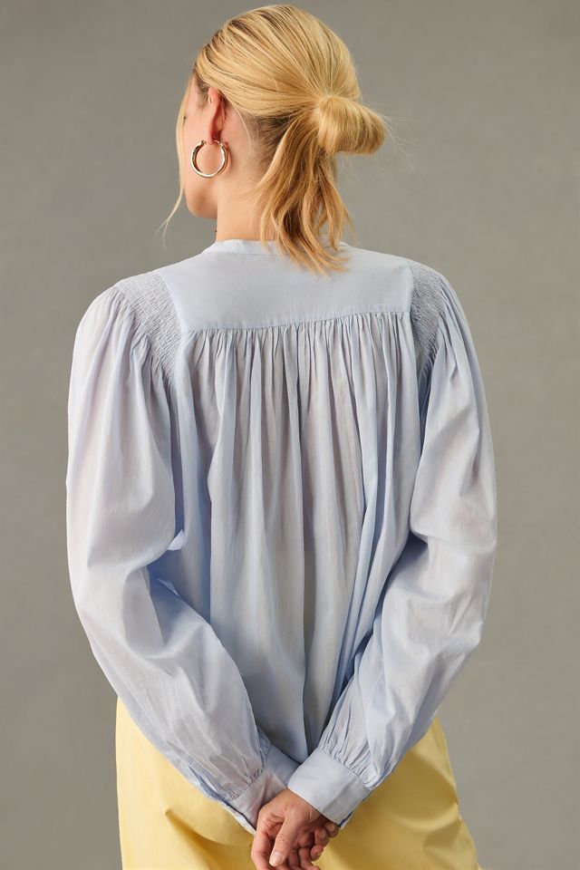 Antik Batik Leny Embroidered Blouse | Anthropologie