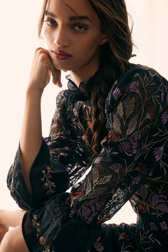 Antik Batik Ari Long Sheer Dress #4