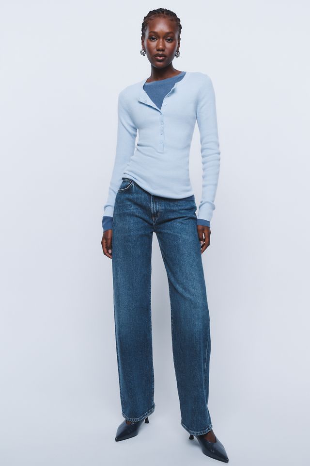 Top Henley 100% Cachemira By Anthropologie #4