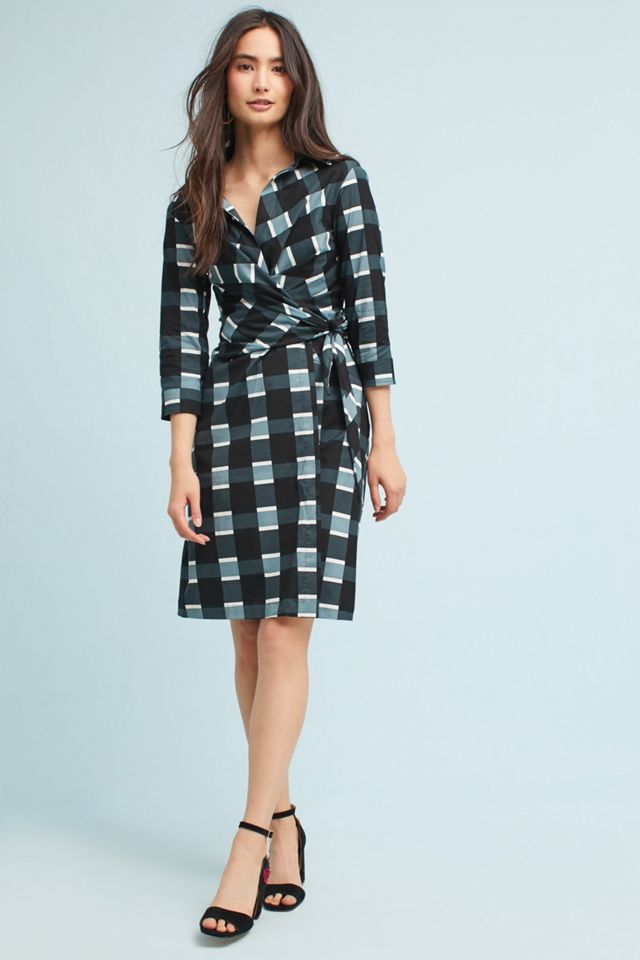 Tenor Check Shirt Dress #3
