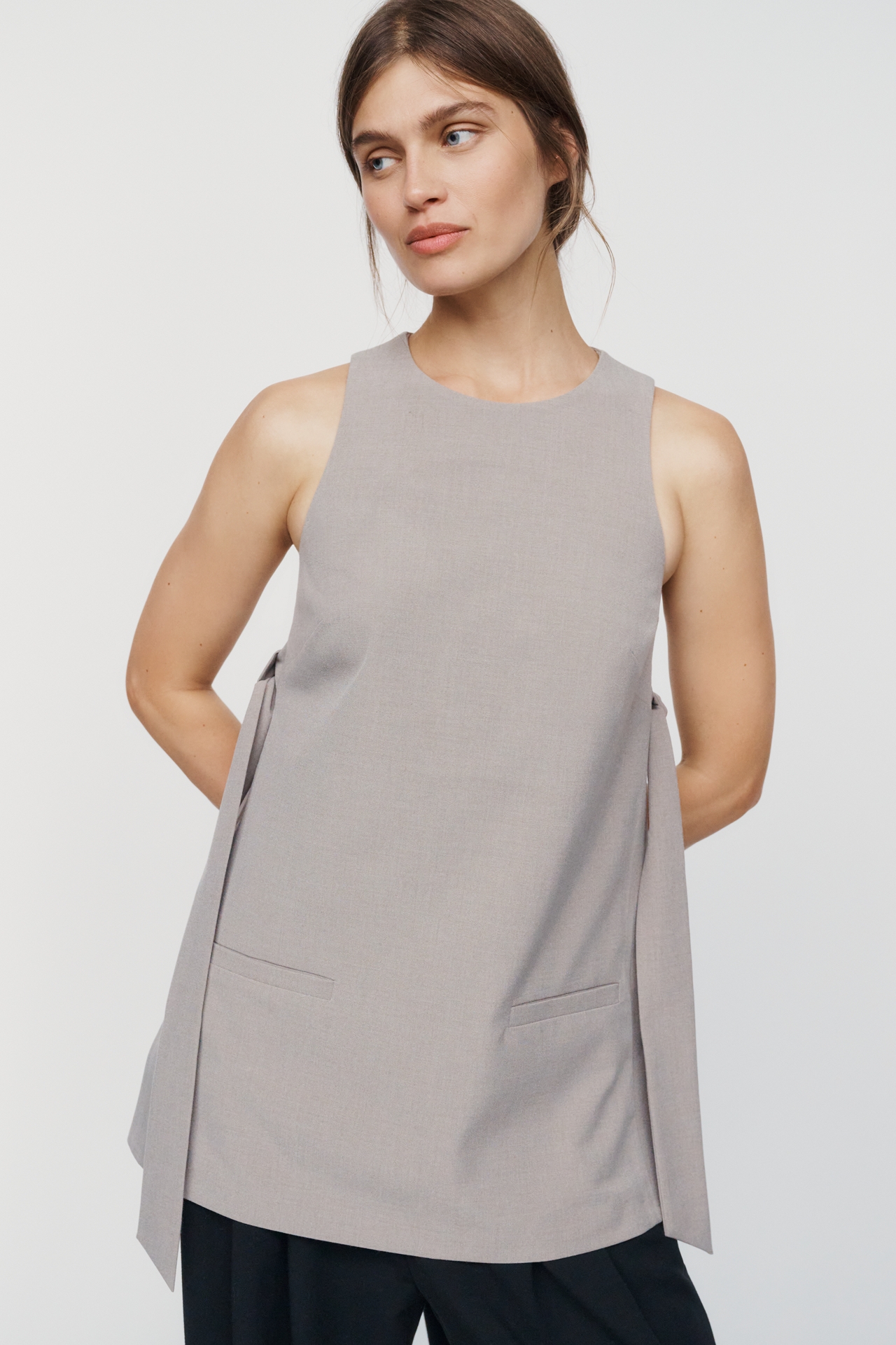 By Anthropologie Side-Tie Tank