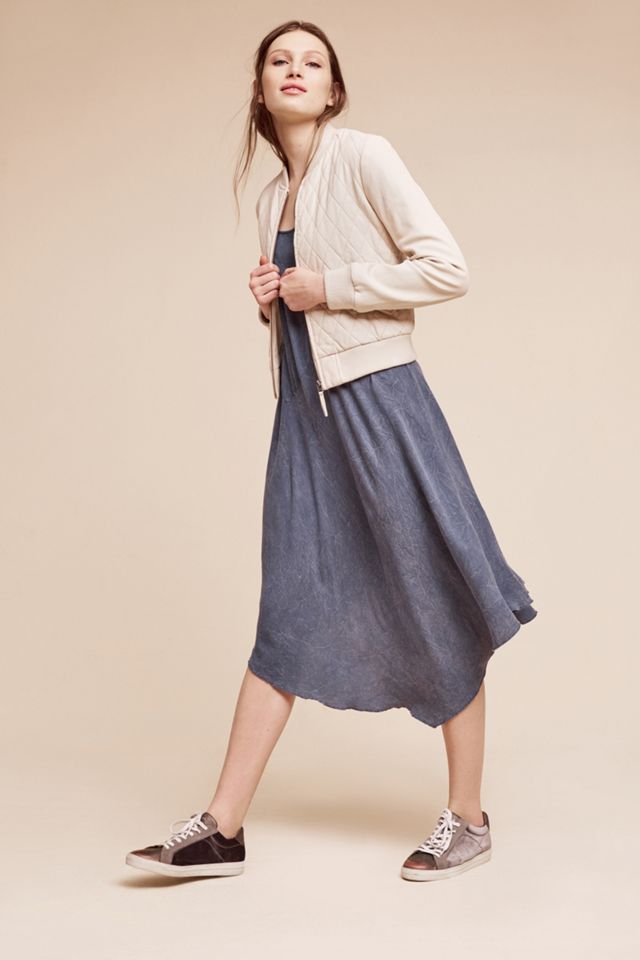 Asymmetrical Crepe Dress
