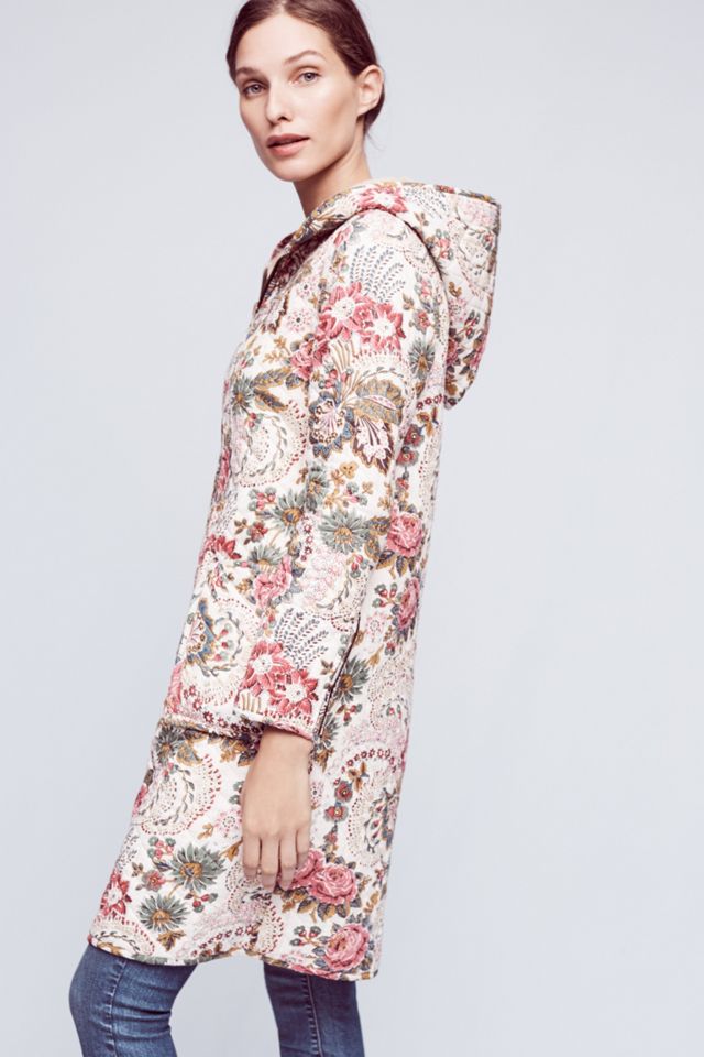 Reversible Quilted Linen Coat #1