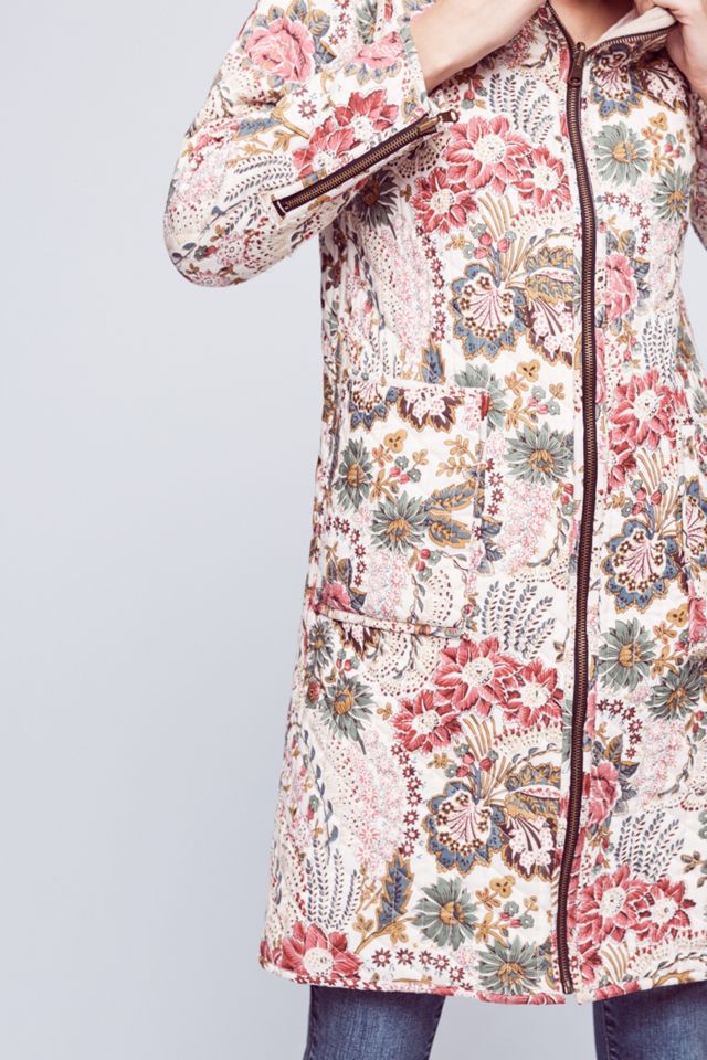 Reversible Quilted Linen Coat #2