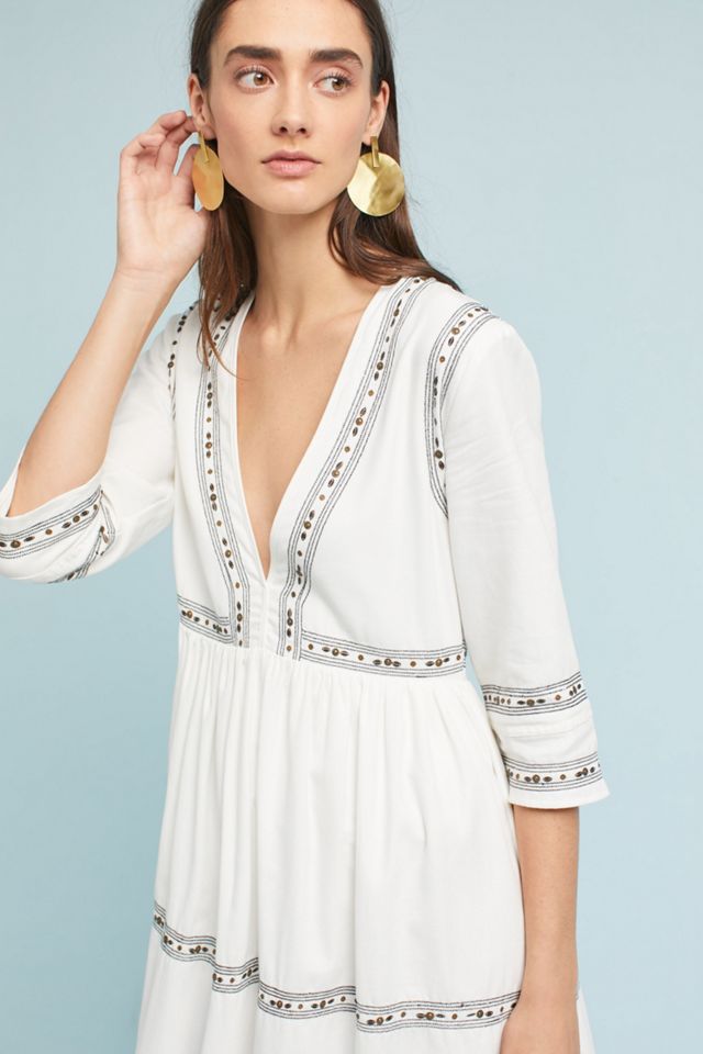 Embroidered Maxi Dress #1
