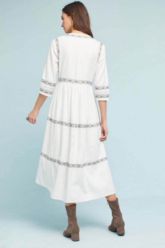 Embroidered Maxi Dress #2