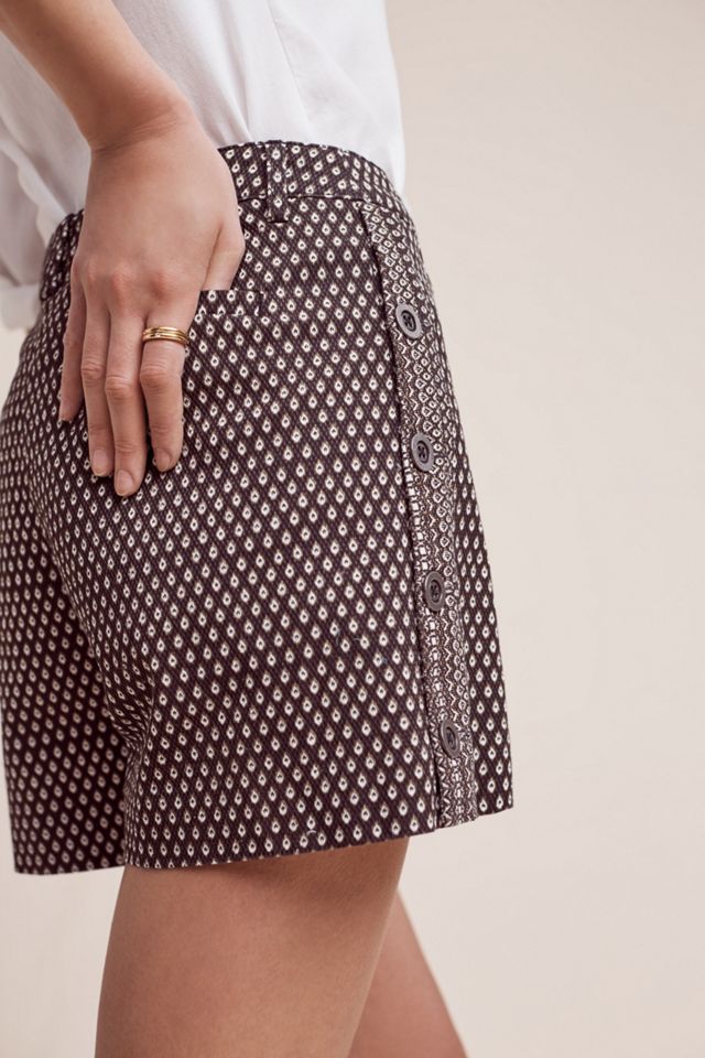 Buttoned High-Rise Shorts #2