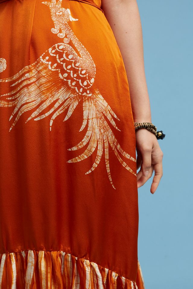 Isabella Silk Maxi Dress #1