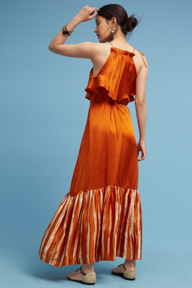 Isabella Silk Maxi Dress #3