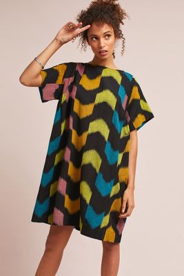 anthropologie ikat dress