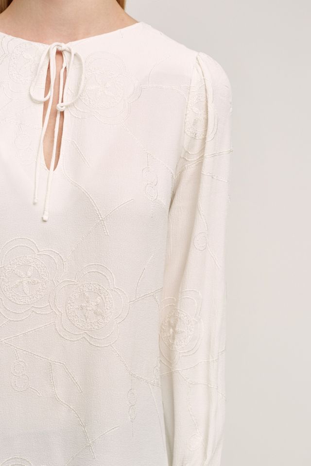 Embroidered Glace Blouse #2