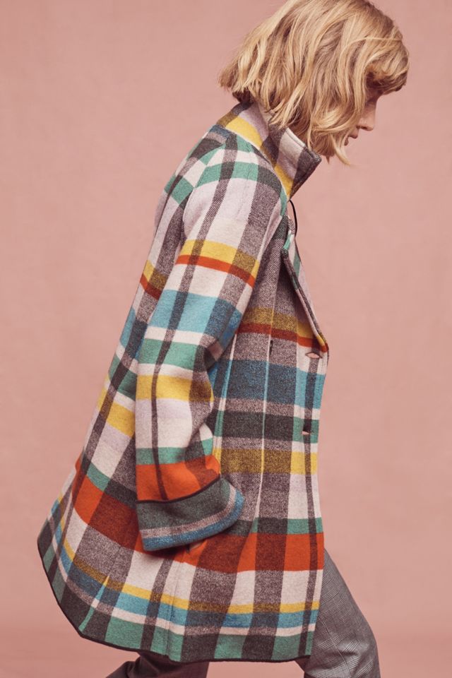 Tartan Wool Coat #2