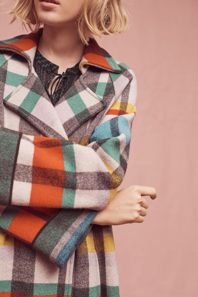 Tartan Wool Coat #3