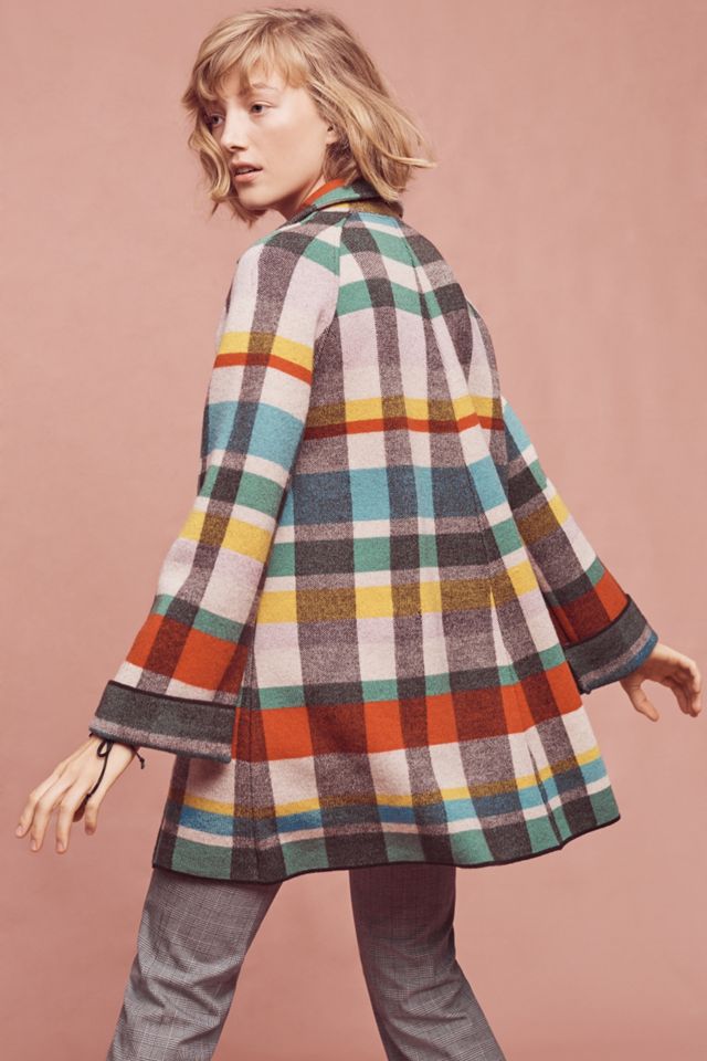 Tartan Wool Coat #4