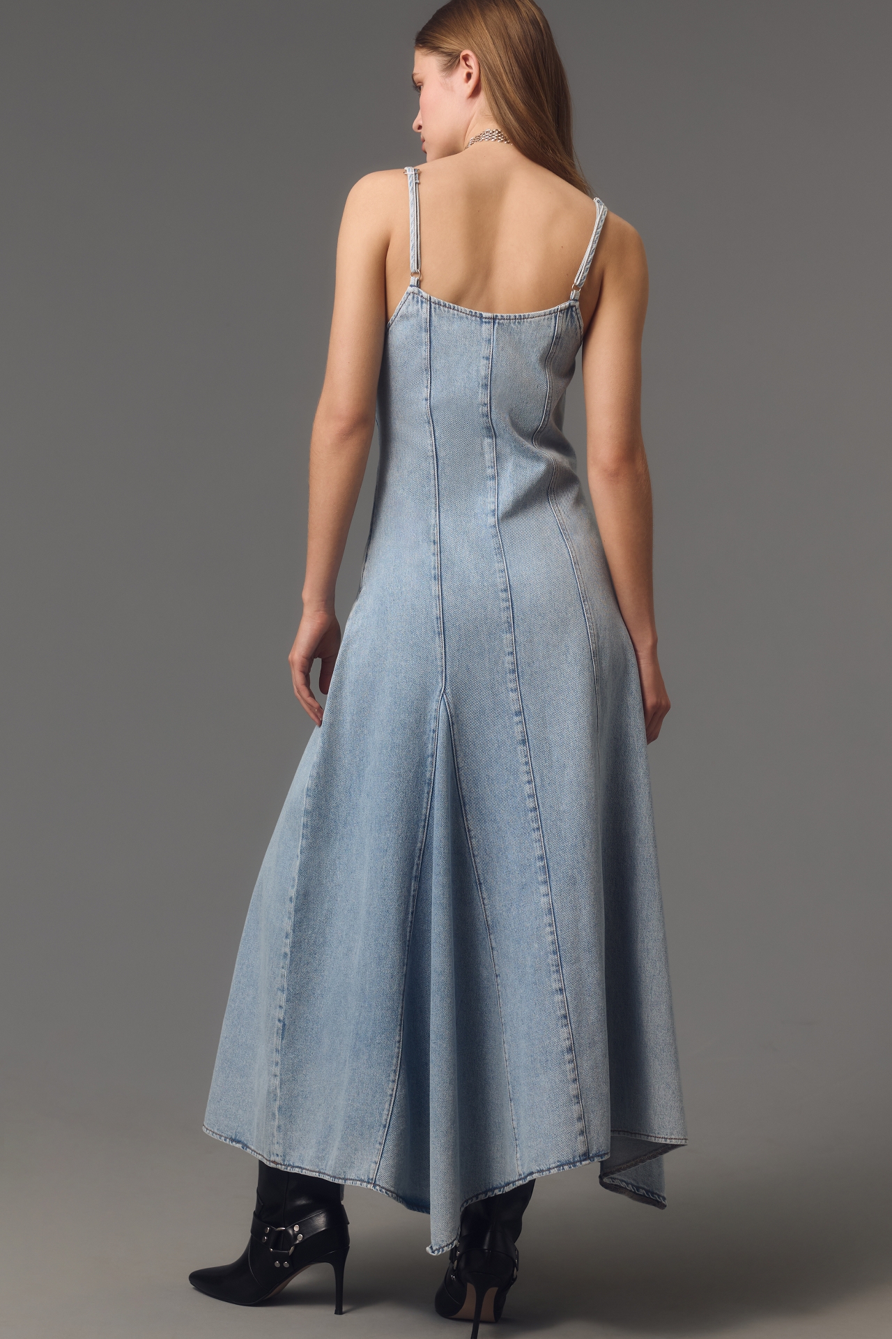 Gestuz Kaila Denim Midi Dress