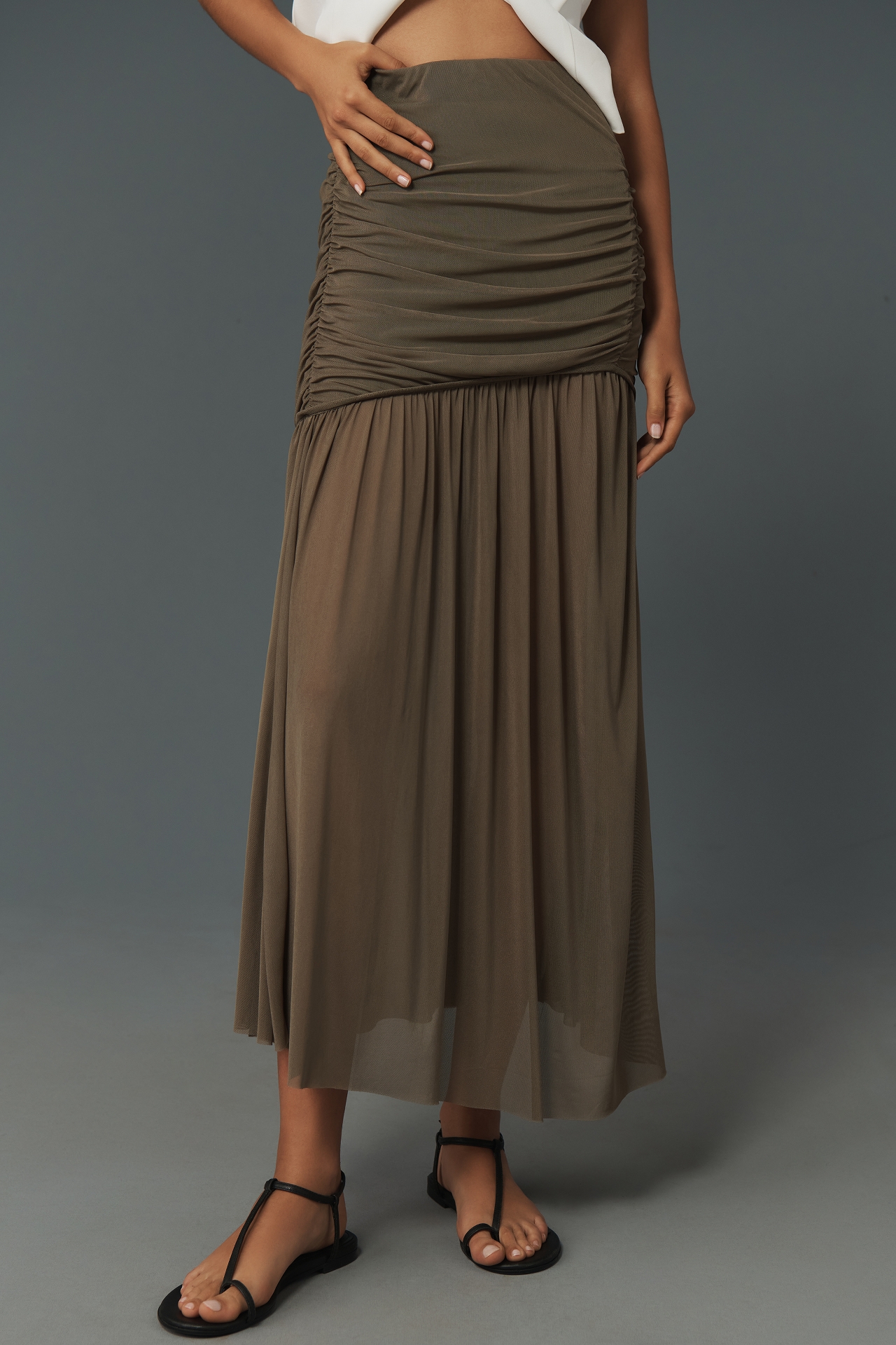 Gestuz MessiGZ Mesh Maxi Skirt