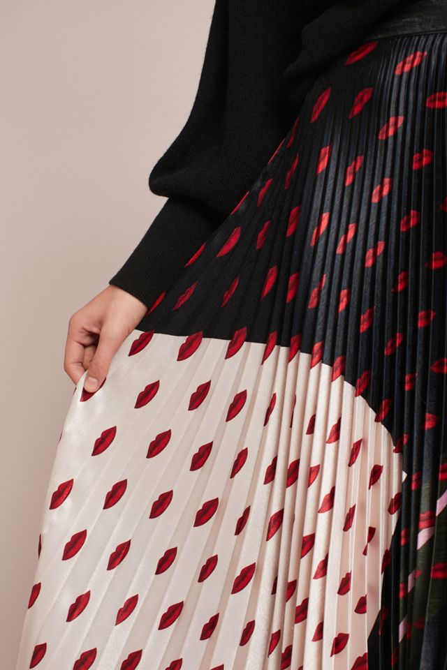 Pleated & Printed Skirt #2