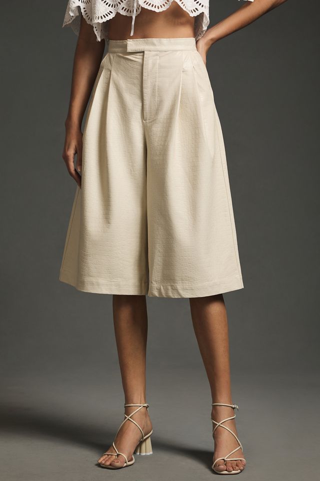 Stella Nova Harpa Faux Leather Culotte Trousers #1