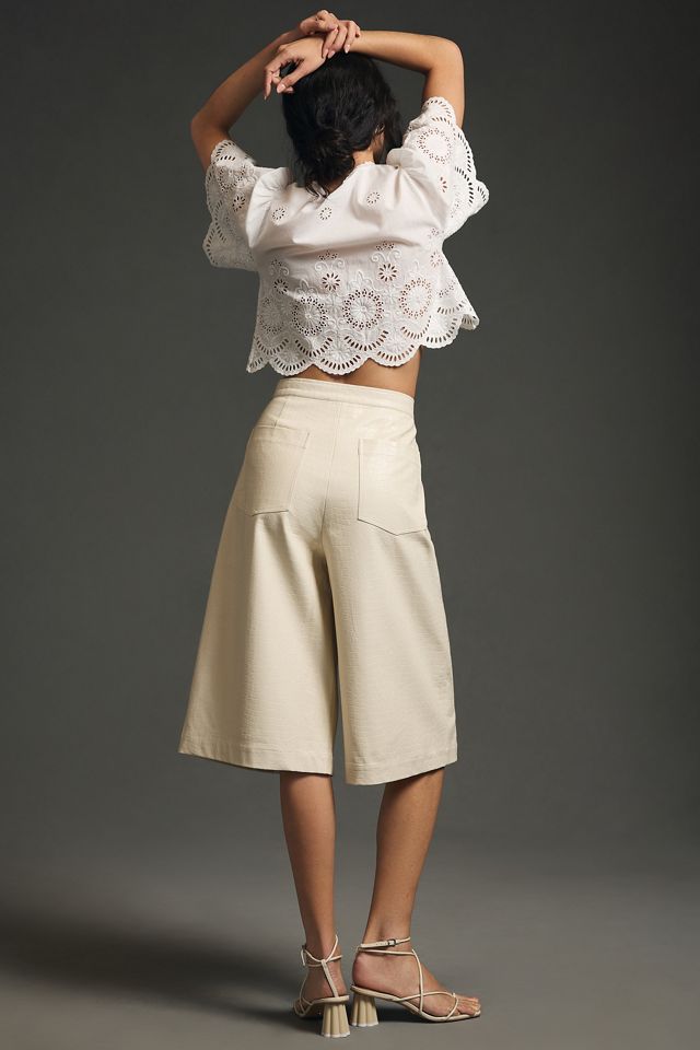 Stella Nova Harpa Faux Leather Culotte Trousers #2