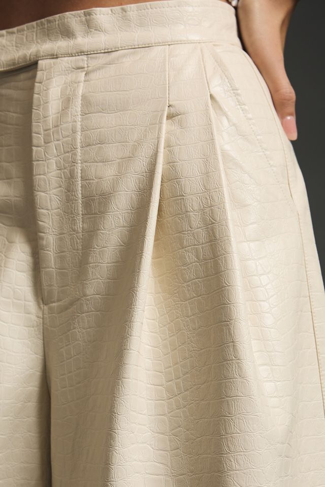 Stella Nova Harpa Faux Leather Culotte Trousers #3