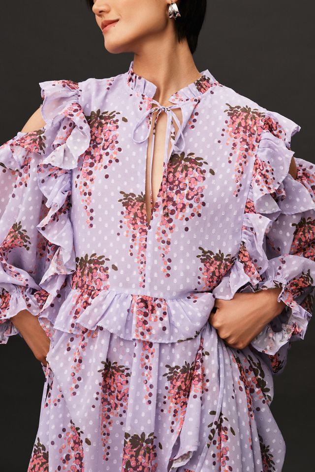 Stella Nova リップモチーフ プルオーバー Stella Nova Sunniva Tiered Maxi Dress | Anthropologie