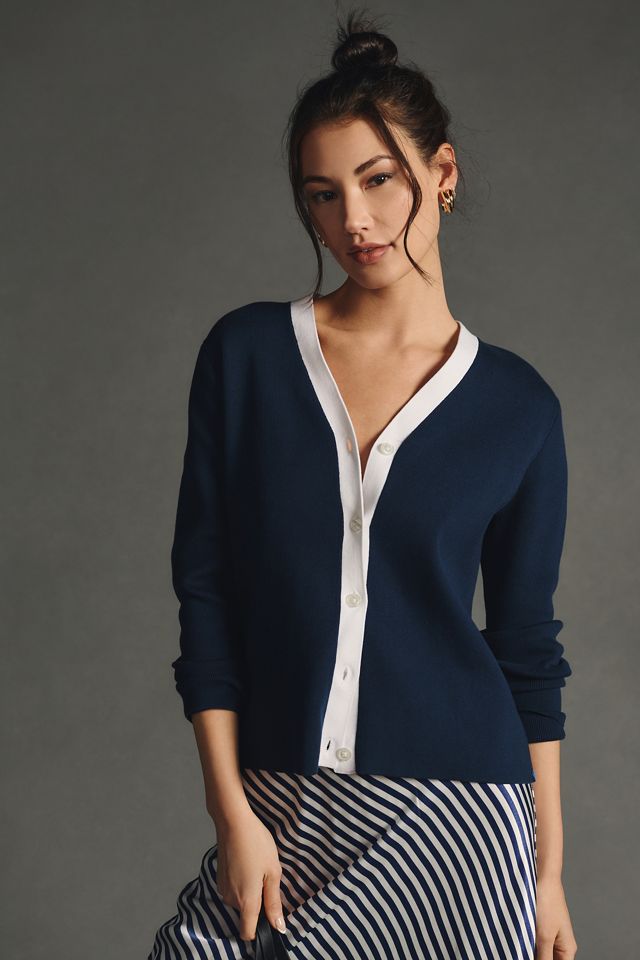 KULE The Fede Smiley Face Cardigan