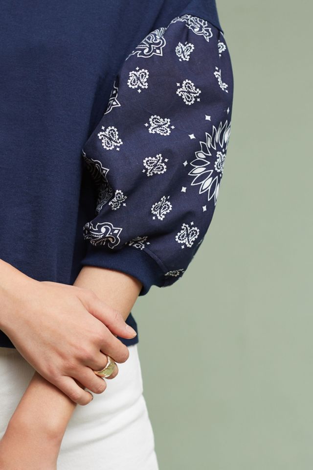 Bandana-Sleeved Top #1