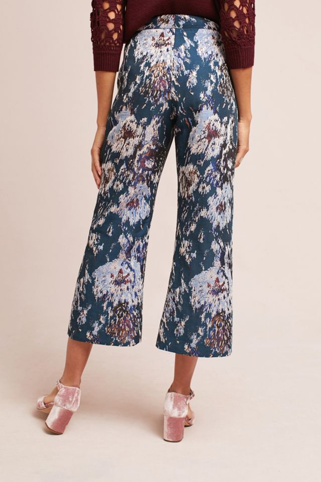 Emma Jacquard Cropped Trousers #2