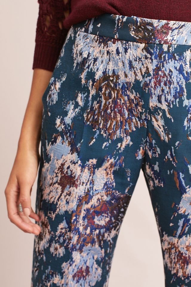 Emma Jacquard Cropped Trousers #3