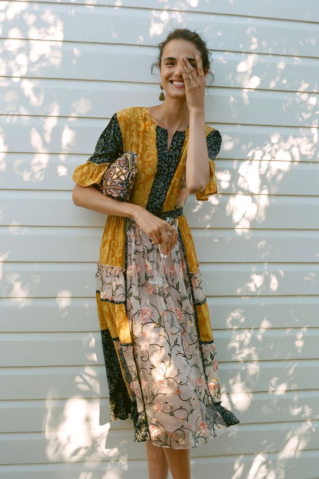 Anthropologie shop patchwork dress