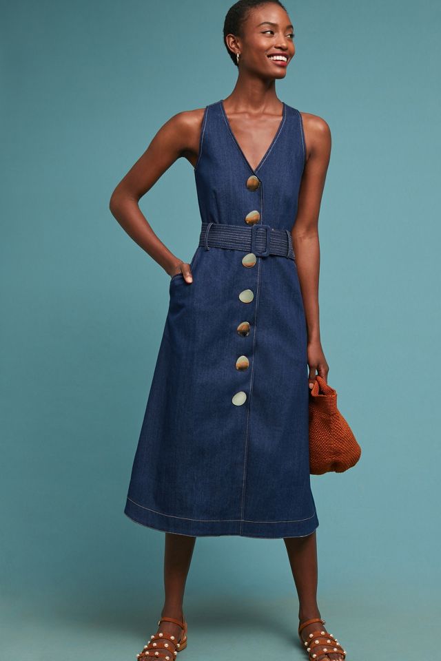 Anthropologie store denim dress