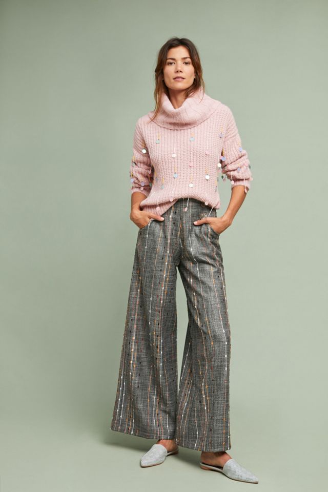 Sequin Turtleneck Sweater #3