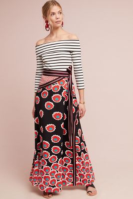 Diane Von Furstenberg Maxi Wrap Dress