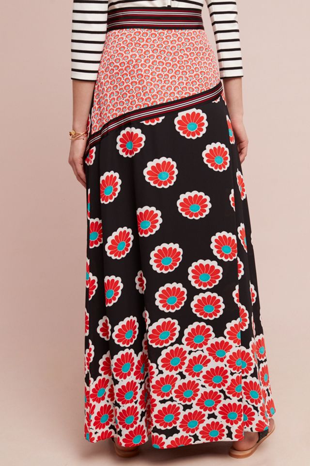 Diane von Furstenberg Taylor Maxi Wrap Skirt #1
