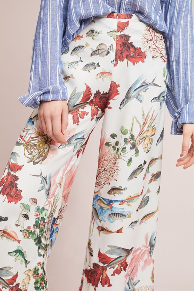 PatBO Cropped Fish Pants #2