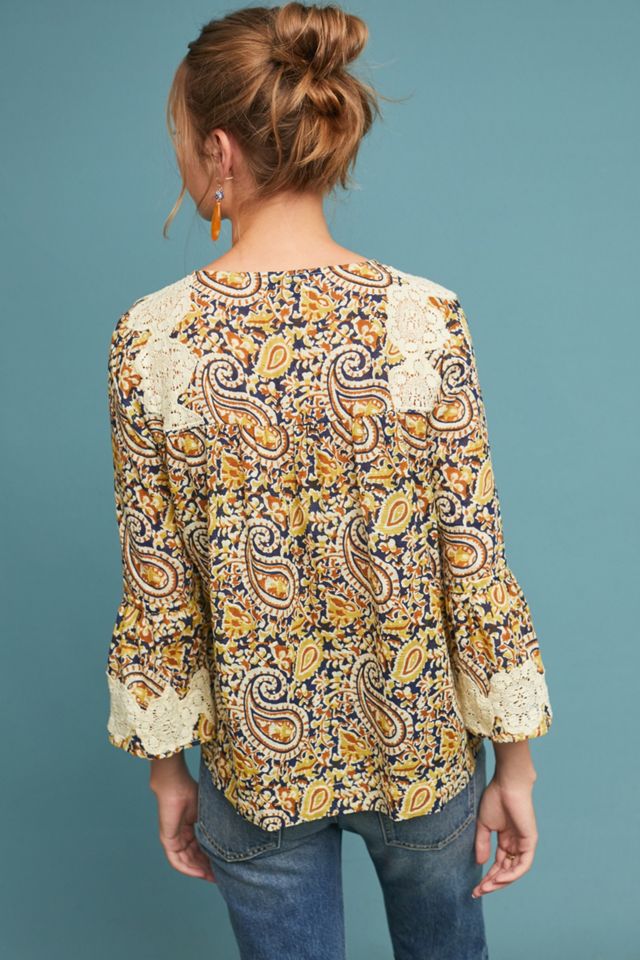 Odila Paisley Blouse #1