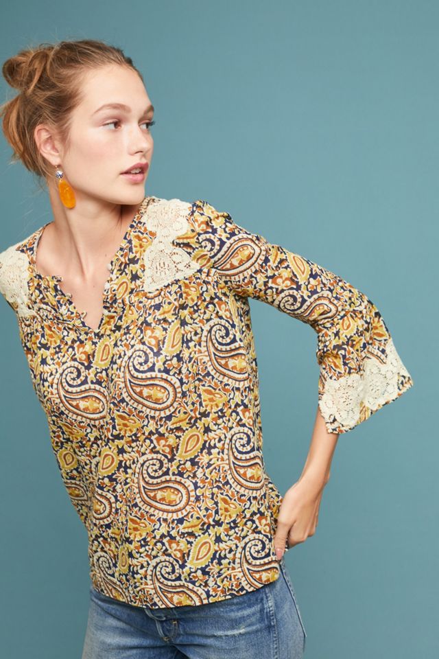 Odila Paisley Blouse #2