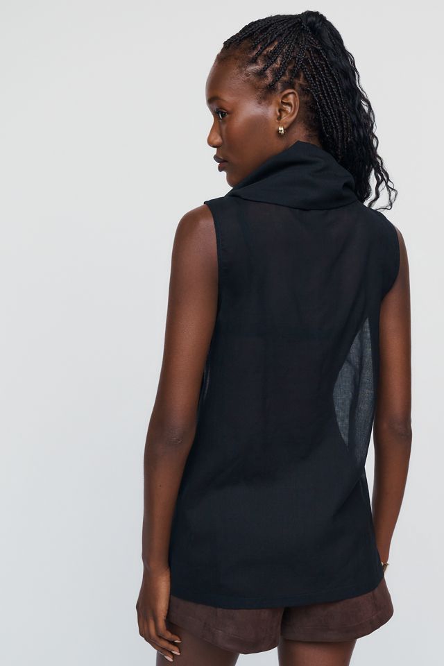 By Anthropologie Wool Blend Cowl-Neck Tank #3
