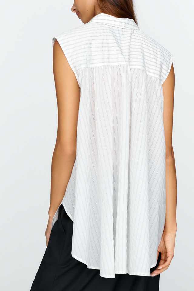 By Anthropologie Sheer Tunic Blouse #2