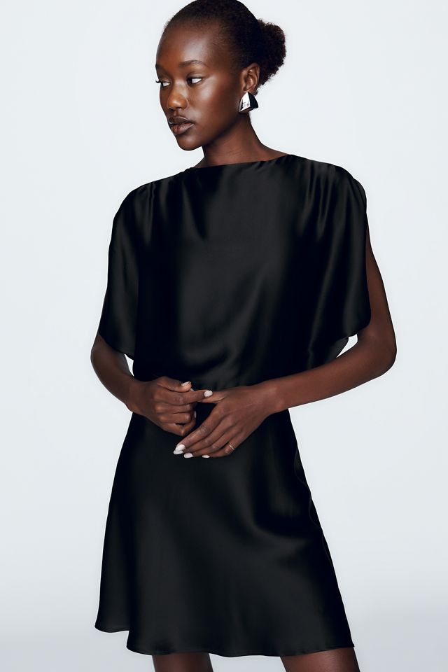 By Anthropologie 100% Silk Mini Dress #1