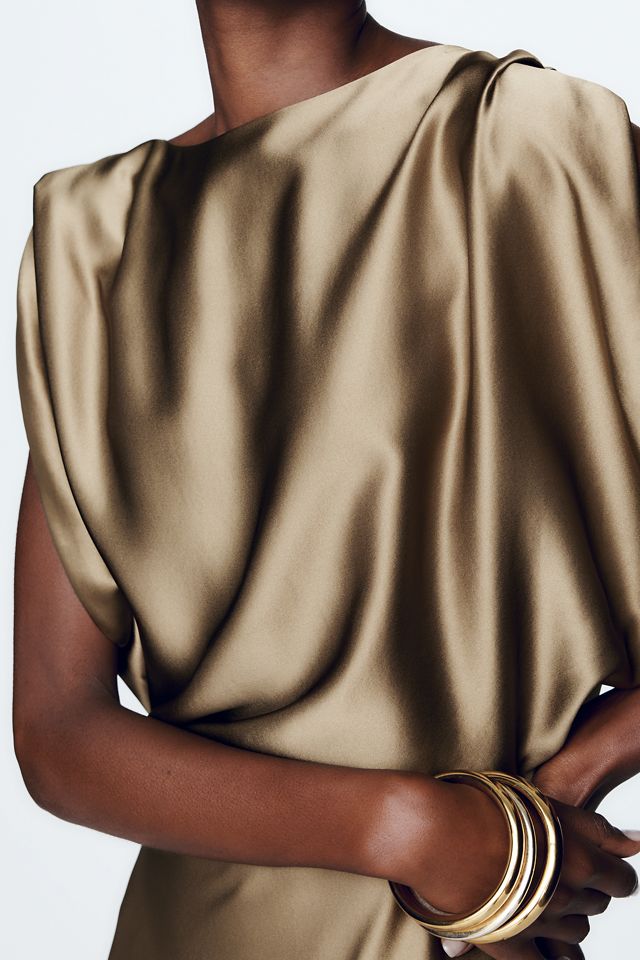 By Anthropologie 100% Silk Mini Dress #1