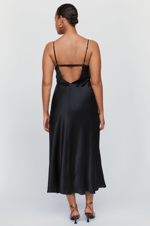 By Anthropologie 100% Silk Midi Dress #1