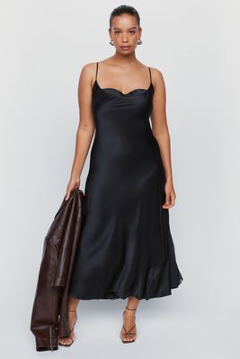 By Anthropologie 100% Silk Midi Dress