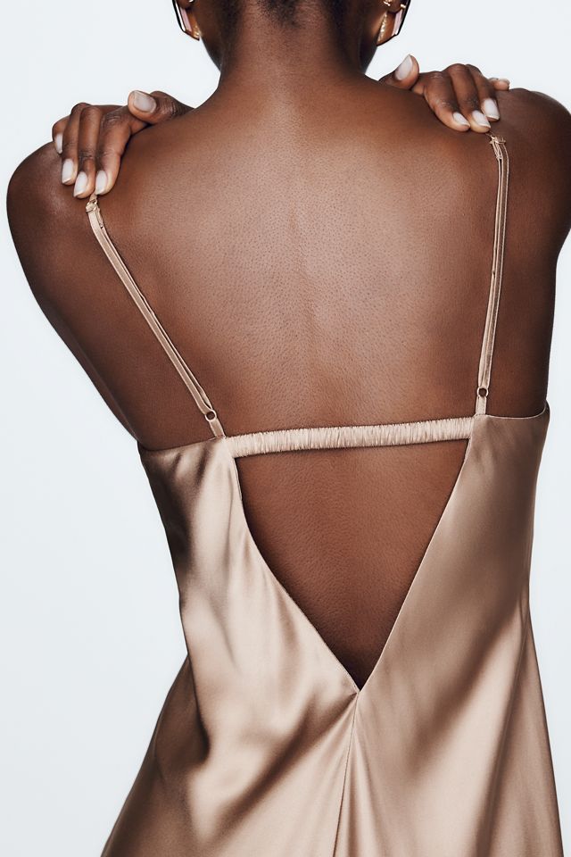 By Anthropologie 100% Silk Midi Dress #4