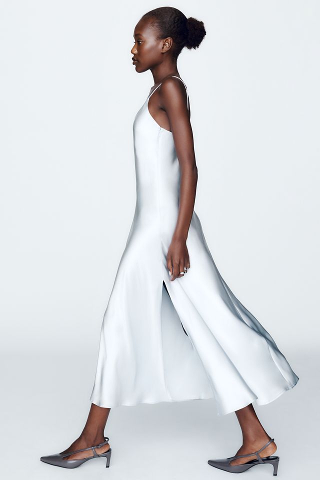 By Anthropologie Midi-Unterkleid aus 100% Seide #2