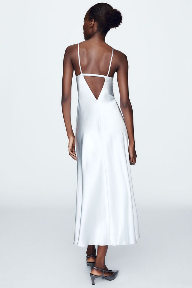By Anthropologie Midi-Unterkleid aus 100% Seide #3
