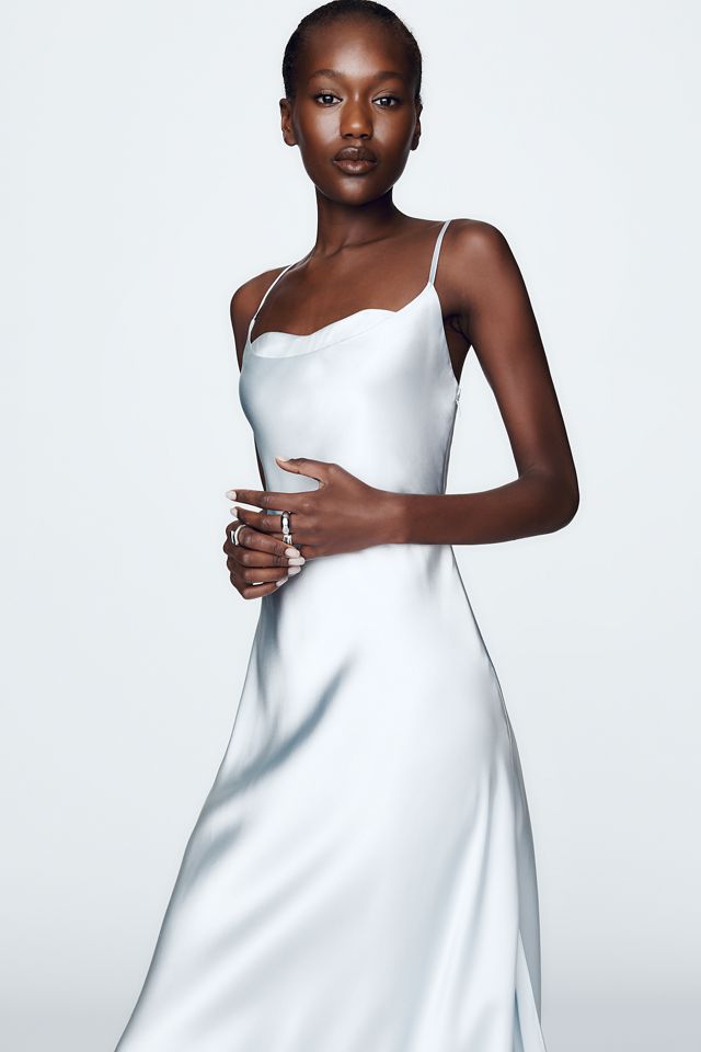 By Anthropologie Midi-Unterkleid aus 100% Seide #5